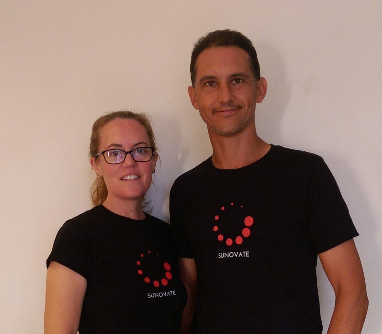 Co-Founders of Sunovate, Cesira Leigh & Glen Ryan